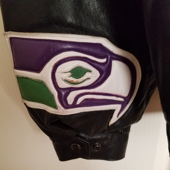 Vintage NFL Collector's Item Men's Leather Jacket - Picture 5 of 8